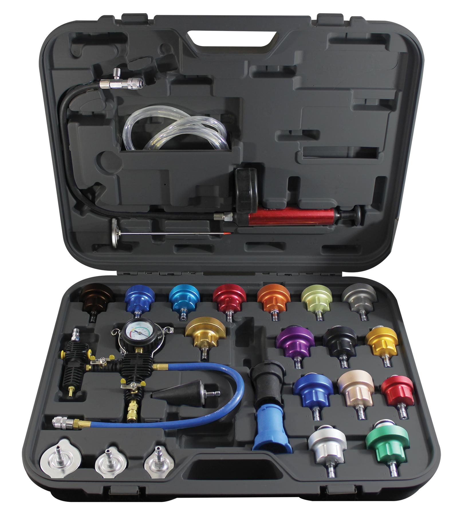 MASTERCOOL 43301 27 Piece Master Radiator Pressure Test Kit MASTERCOOL 43301 27 Piece Master Radiator Pressure Test Kit
